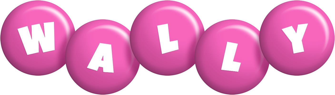 Wally candy-pink logo