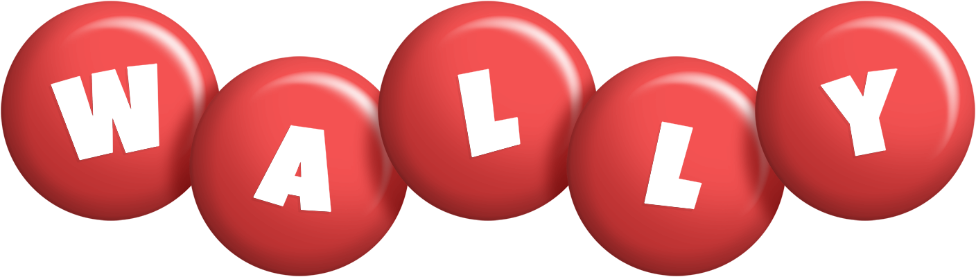 Wally candy-red logo
