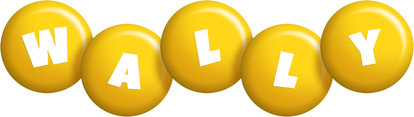 Wally candy-yellow logo