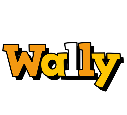 Wally cartoon logo