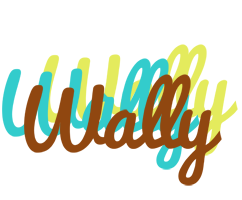 Wally cupcake logo