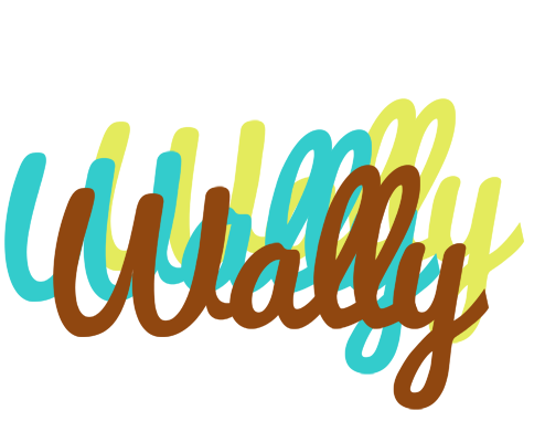 Wally cupcake logo