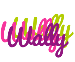 Wally flowers logo