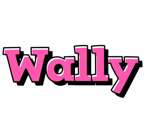 Wally girlish logo