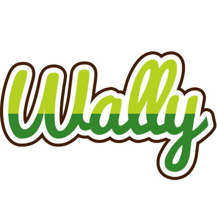 Wally golfing logo