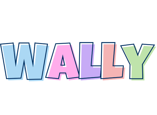 Wally pastel logo
