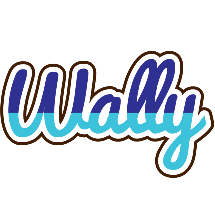 Wally raining logo