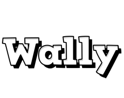 Wally snowing logo