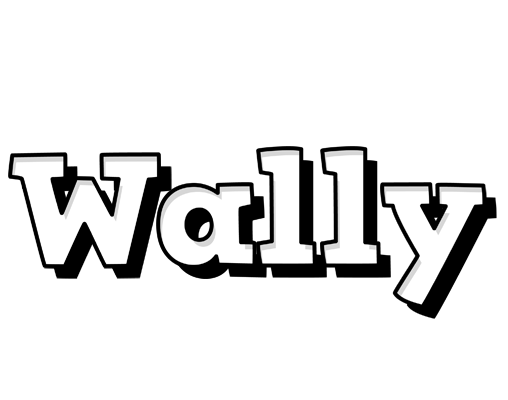 Wally snowing logo