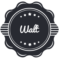 Walt badge logo