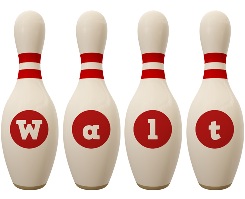 Walt bowling-pin logo