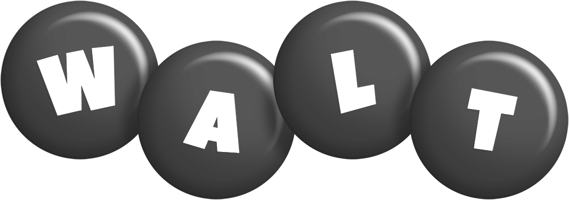Walt candy-black logo