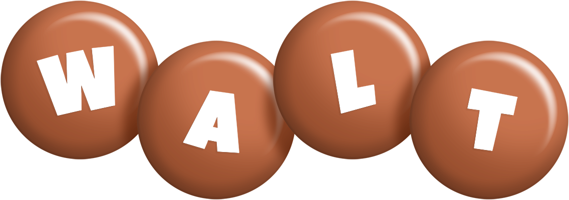 Walt candy-brown logo