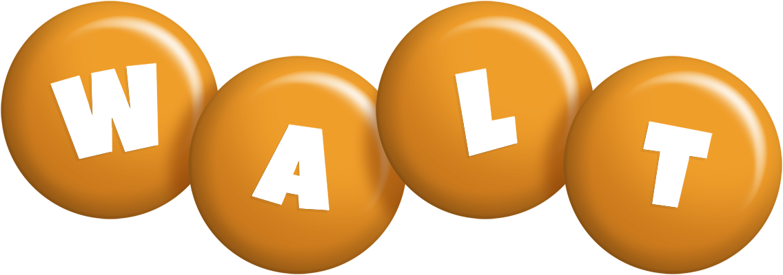 Walt candy-orange logo