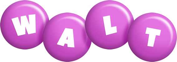 Walt candy-purple logo