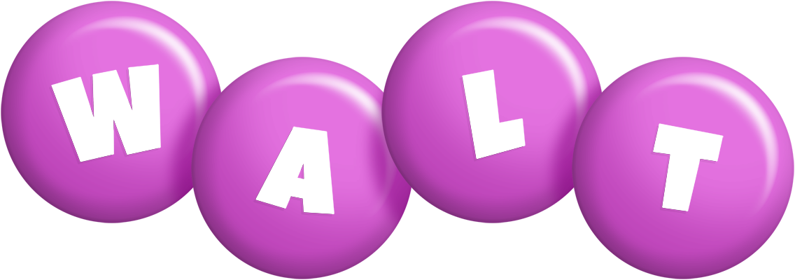Walt candy-purple logo