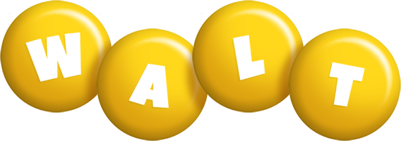 Walt candy-yellow logo