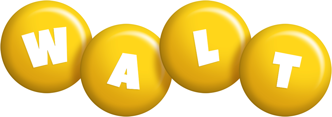 Walt candy-yellow logo