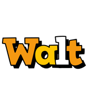 Walt cartoon logo