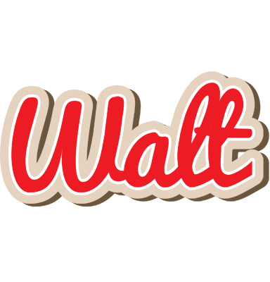 Walt chocolate logo