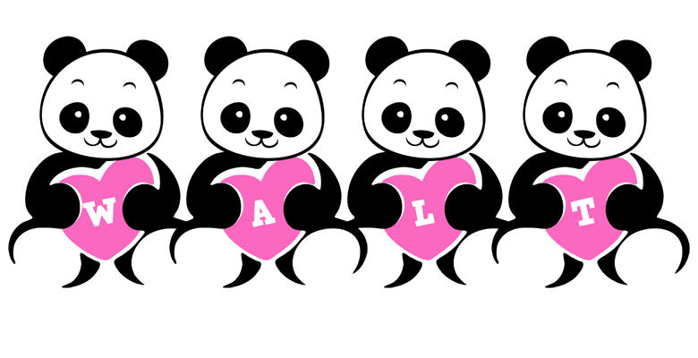 Walt love-panda logo