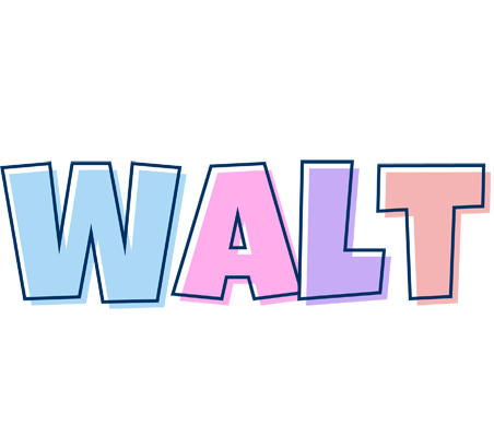 Walt pastel logo