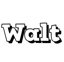 Walt snowing logo