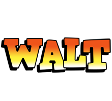 Walt sunset logo