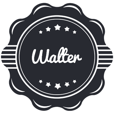 Walter badge logo