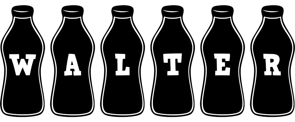 Walter bottle logo