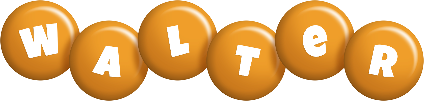 Walter candy-orange logo