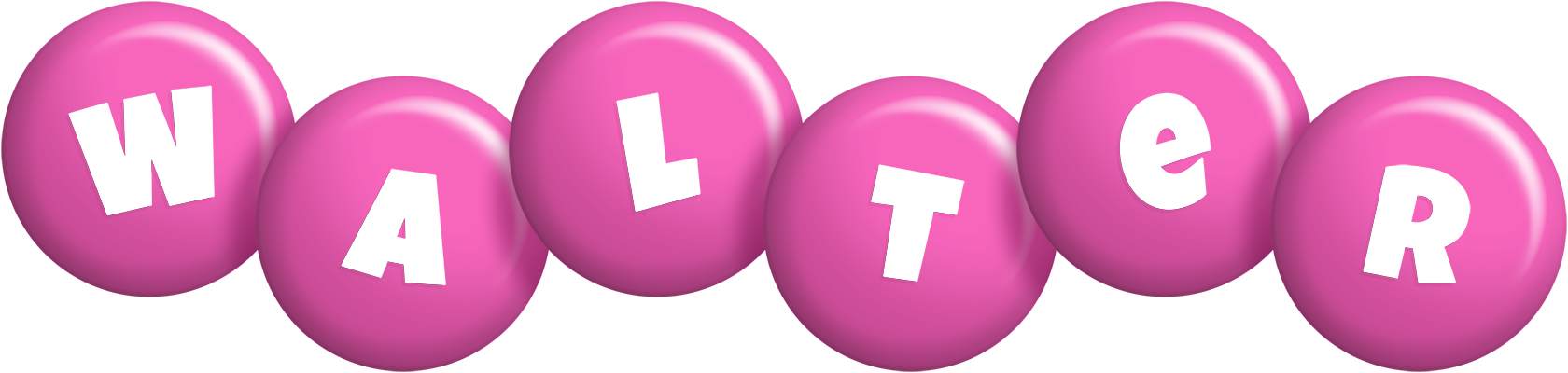 Walter candy-pink logo