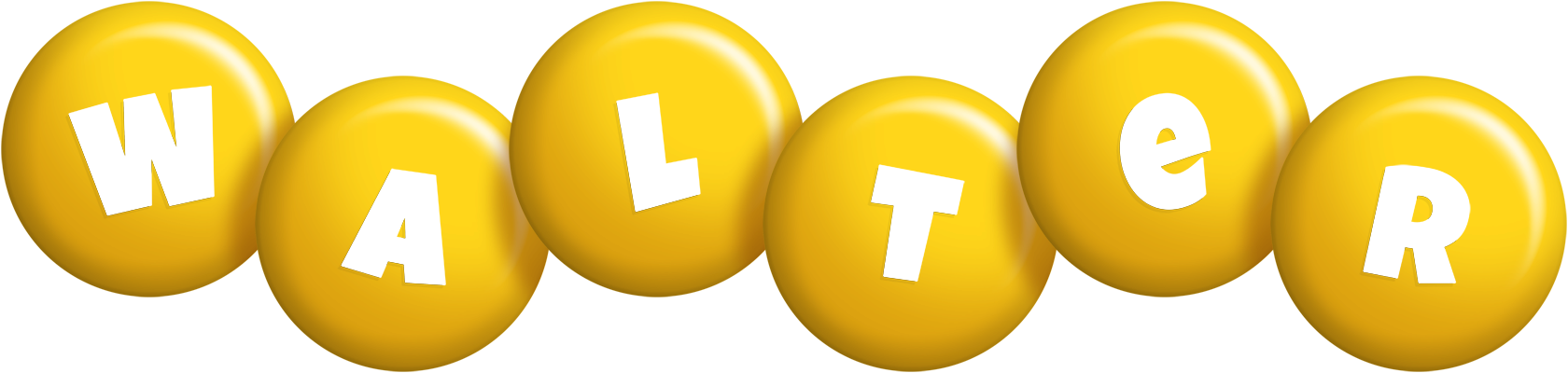Walter candy-yellow logo