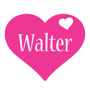 Walter love-heart logo