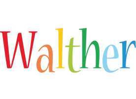 Walther birthday logo