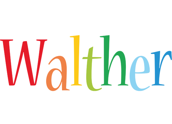 Walther birthday logo