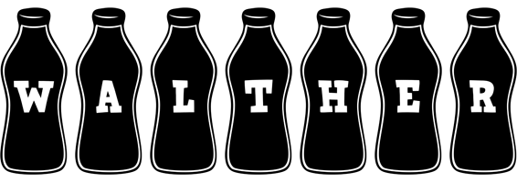 Walther bottle logo