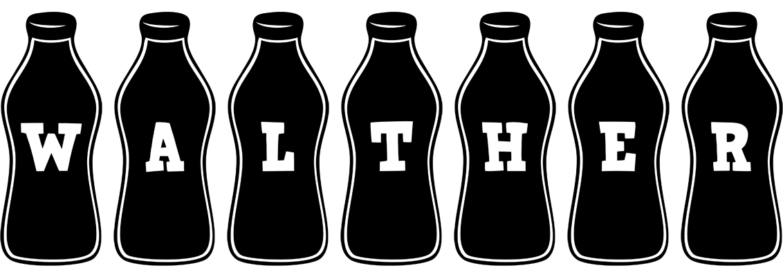 Walther bottle logo