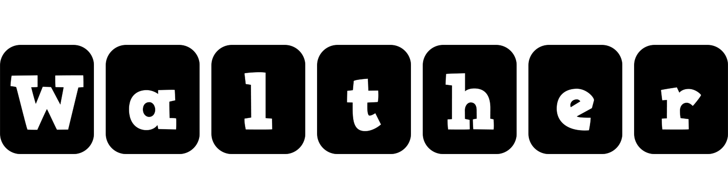 Walther box logo