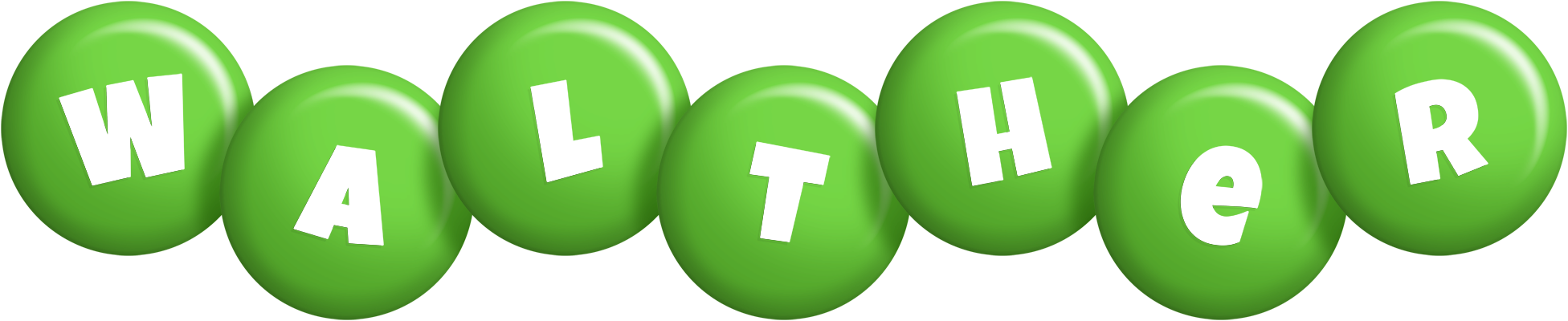 Walther candy-green logo