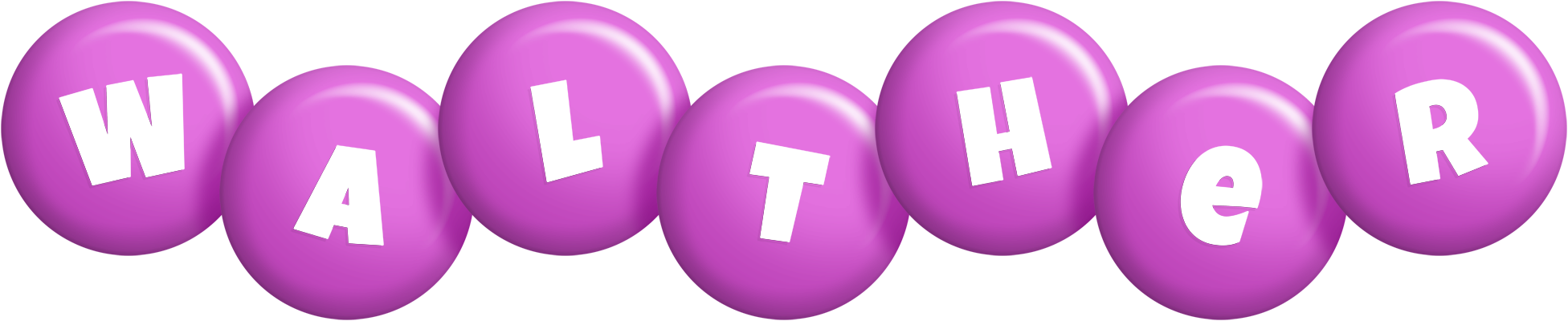 Walther candy-purple logo