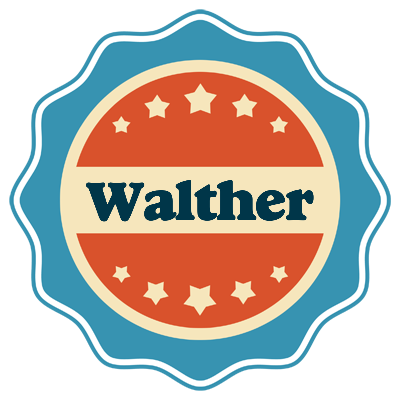 Walther labels logo