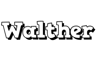 Walther snowing logo