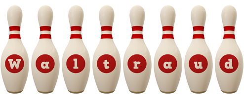 Waltraud bowling-pin logo