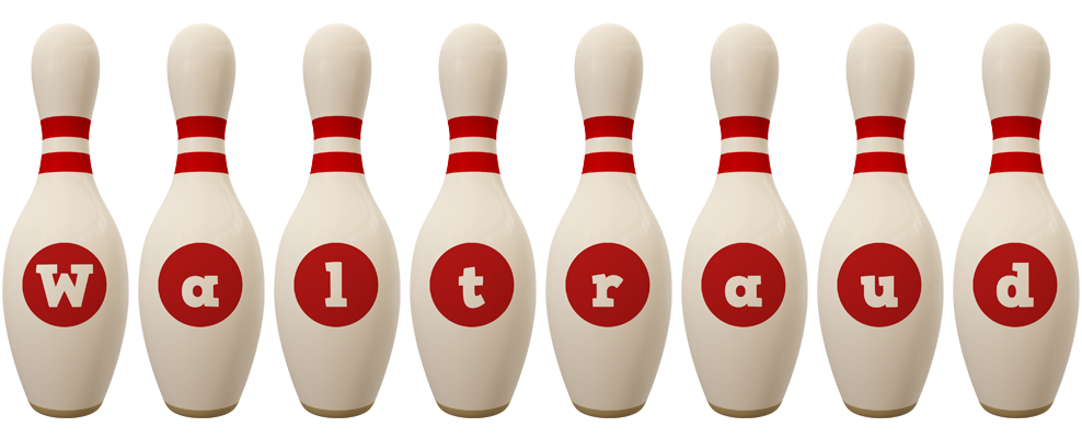 Waltraud bowling-pin logo