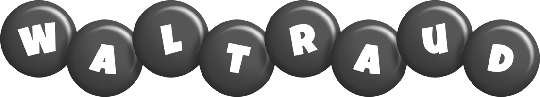 Waltraud candy-black logo