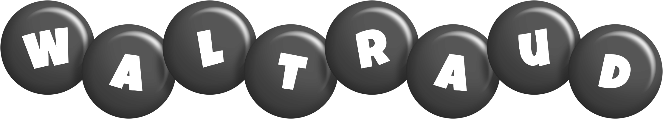 Waltraud candy-black logo