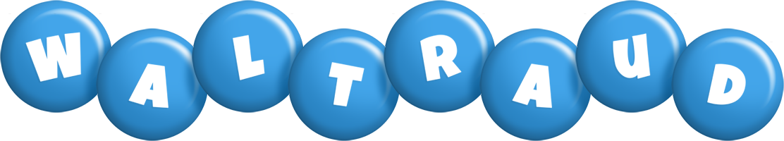 Waltraud candy-blue logo