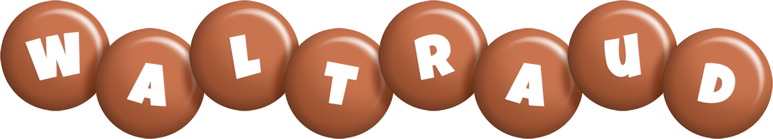 Waltraud candy-brown logo
