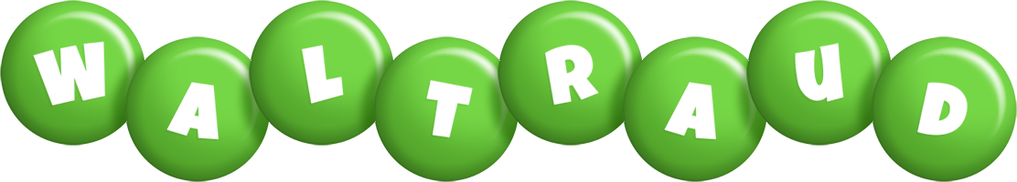 Waltraud candy-green logo